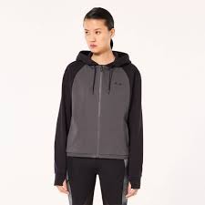 DÁMSKÁ MIKINA - OAKLEY PURSUIT CRUISE FZ HOODIE BLACKOUT / UNIFORM GREY FOA500627-96I-S