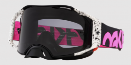 MOTOKROSOVÉ BRÝLE - OAKLEY AIRBRAKE MX GOGGLE BLACK SPLATTER / DARK GREY - OO7046-E400