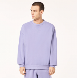 MIKINA - OAKLEY SOHO CROW NECK SWEATHIRT NEW LILAC FOA405459-45E-M